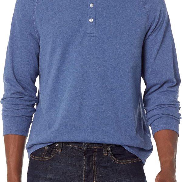 Long Sleeve Shirt for Men, Regular-Fit Henley, Available in Big & Tall