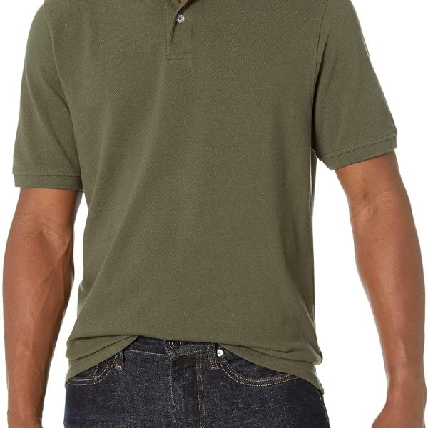Men's Regular-Fit Cotton Pique Polo Shirt (Available in Big & Tall)